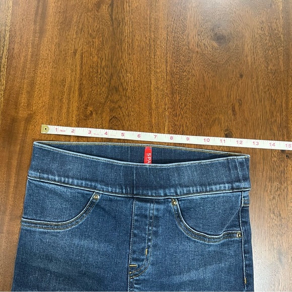 Spanx Distressed Skinny Jeans Medium Wash Size XS Petite - Picture 7 of 8